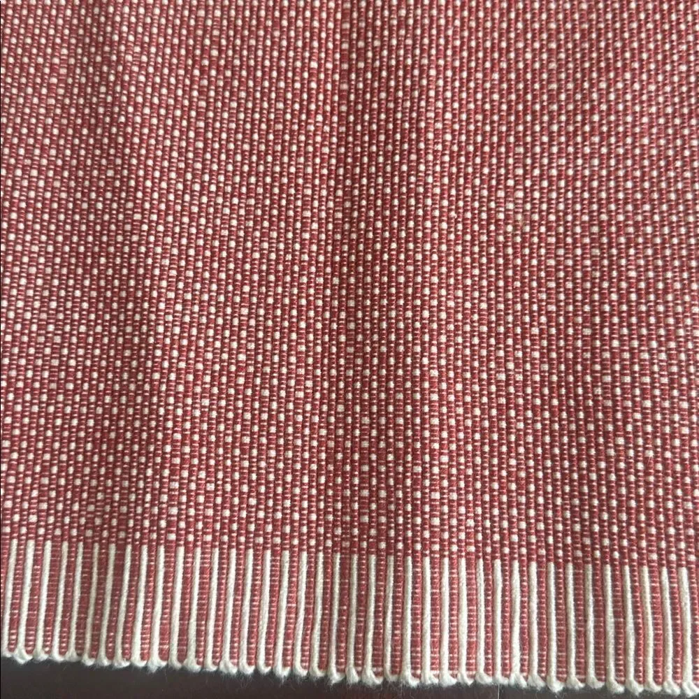Homegoods Cloth Apricot & Tan Weaved Table Runner